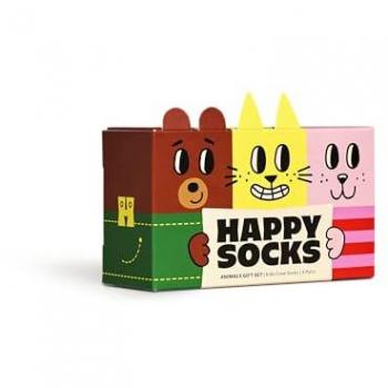 Happy Socks Socken, (3er Pack), Tier Geschenkset