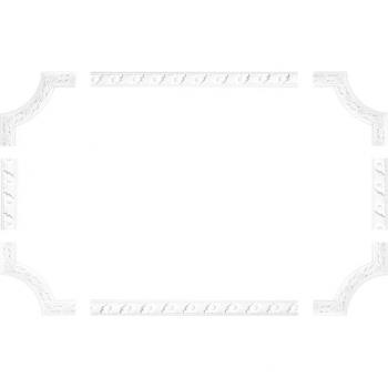 Profilo in polistirene rinforzato per bordatura parete/soffitto CR720/A