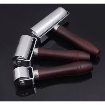 Wooden Handle Leather Edge Roller Creaser Tool