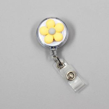 Retractable Floral Badge Holder