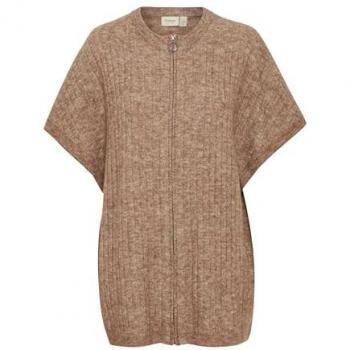 FRANSA Damen Pullover “Car 4” – Braun in Rain Drum Farbe