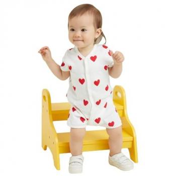 Petit Bateau Combicourt coton cœur 3 mois