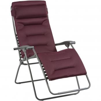 Lafuma Air Comfort Großliegestuhl RSX – Klappbar, verstellbar, Bordeaux (LFM2041-8720)