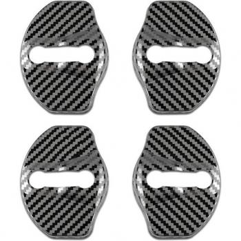 4PCS 3D Door Lock Buckle Cover for Tesla Model 3 and Model X