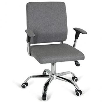 Chaise de bureau CHARLES I Ergonomique Gris foncé