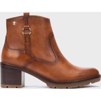 Stivaletti Pikolinos Marrone Llanes W7H-8817 con Tacco e Soletta Imbottita EU 38