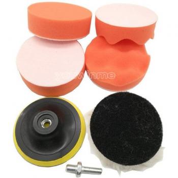 Car Beauty 4-Inch Buffing Sponge Kit
