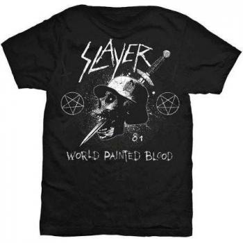 Women’s Black Blood Dagger Skull Top