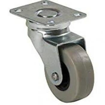 Roulette Caoutchouc 40mm Platine Fixe