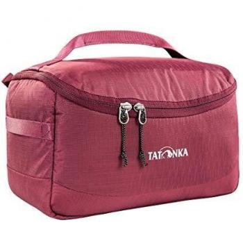 Tatonka Kulturbeutel für Damen, Bordeaux Rot, 17 x 17 x 29 cm