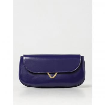 Clutch Coccinelle Dew Donna Blu Navy Pelle Taglia OS