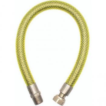 Tuyau raccordeur gaz flexible 1/2 MF 2000 mm, norme EN14800