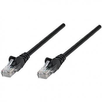 Intellinet Cat6 1m Snagless Black Patch Cable – PVC Jacket, Copper