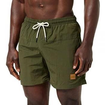 Short de bain Urban Classics – Olive Basic S à XXL