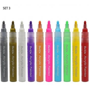Water Resistant Craft Paint Pens for Rock, Stone, Glass, Metal, and Ceramic