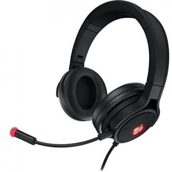 Cherry hc 2.2 cuffie gaming usb a padiglione sound surround 7.1 microfono stacabile black