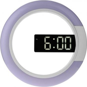 Digital Alarm Clock with Mirror Finish