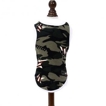 Pet Clothing U.S. Flag Camouflage Vest for Small Breeds