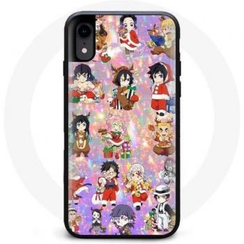 IPhone XR Case with Demon Slayer Merry Christmas Print