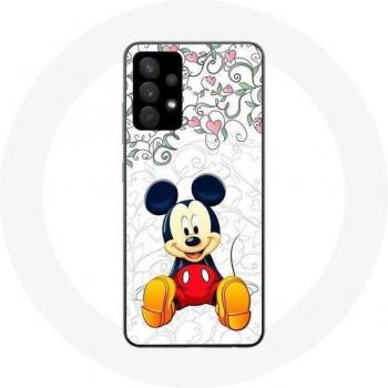 Samsung Galaxy A13 5G Case with Mickey Mouse Flowers and Hearts