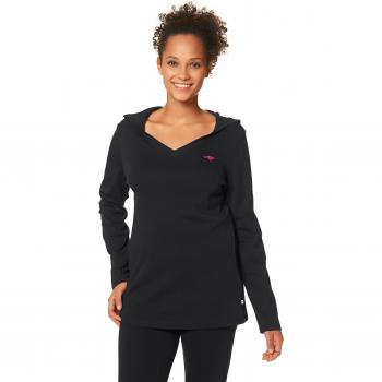 KangaROOS Kapuzenshirt Langarm, po-bedeckend, V-Ausschnitt, 100% Baumwolle