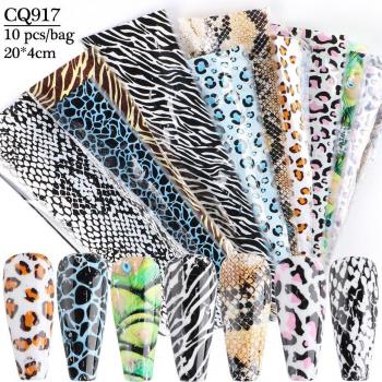 Exotic Animal Pattern Nail Stickers