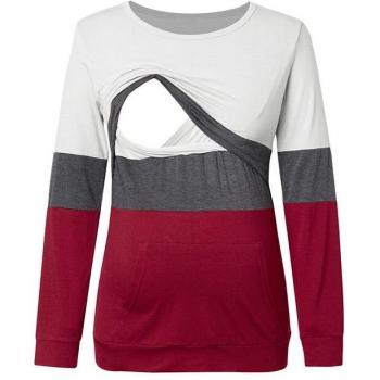 Maternité stylisée « Rayure chic automne-hiver»