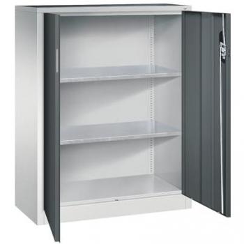 Armario de trabajo con puertas batientes, 1200 mm de altura – MÖBELSYSTEME