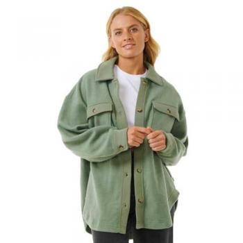 Rip Curl High Tide Fleece Shacket Verde Estivo