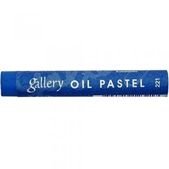 Pasteles de aceite Gallery Premium, 11 mm de grosor, 7 cm de longitud, color azul cobalto, 6 unidades