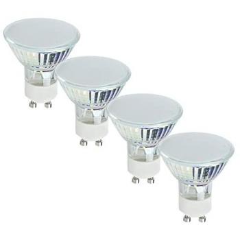 4 Pack GU10 3W Cool White LED Spotlight Bulbs