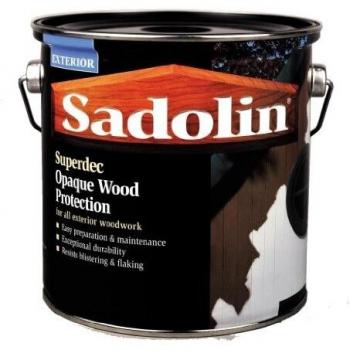 5L SADOLIN SUPERDEC OPAQUE SATIN WHITE