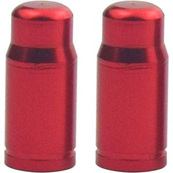 1 Pair of Waterproof Aluminum Presta Valve Caps for Cycling