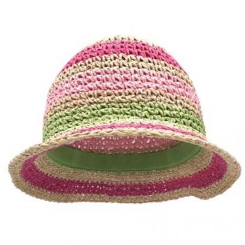 MAXIMO Strohhut mit Streifen – farbig, 49 cm