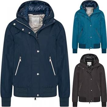 Deep Sea Blue Ladies Puffer Bomber – HV Polo Novia, Waterproof, Size L