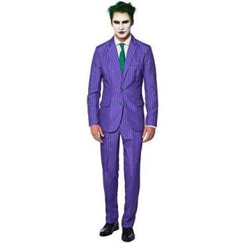Shadow Joker Tailored Ensemble – Men’s XXL Purple Suit & Tie