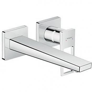 Mitigeur lavabo Hansgrohe, encastré, bec 225mm, finition chromée