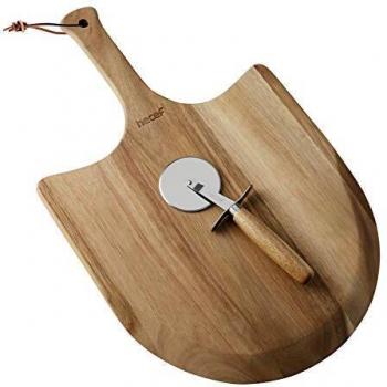 Acacia Home Pizza Peel & Cutting Tray