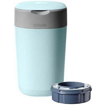 Sangenic Tippee Twist & Click Windeleimer inkl. Folienkassette Wolken-Blau TOP