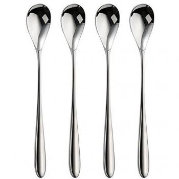 Robert Welch Bourton Bright Stainless Steel Long Handled Spoon Set