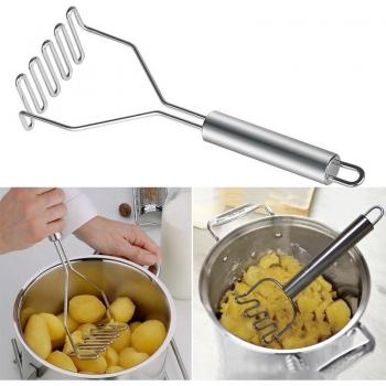 Heavy-Duty Stainless Steel Masher