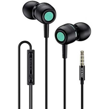 Headphones VEENAX M3 In‑Ear con Filo per Telefono e Tablet