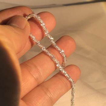 Sterling Silver 1,5 mm Glanzende Armband voor Heren & Vrouwen – Aquatische Sieraden