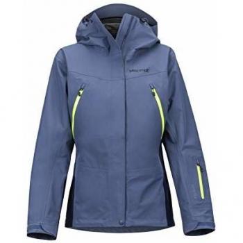 Marmot Wm's Spire Jacket Veste de Ski Femme, Coupe-Vent, Storm/Arctic Navy, FR : 2XL