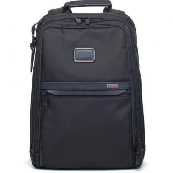 Tumi Alpha Slim Backpack Zwart 14.1 inch Laptop Balistisch Nylon