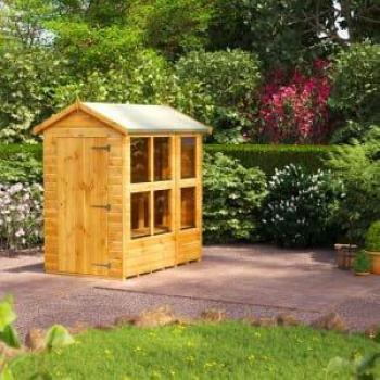 Power 6’x4′ Apex Shiplap Dip Treated Potting Shed