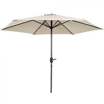 LDK Pare-Soleil aluminium beige, 270 cm, ventilation