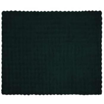 Couverture en fausse fourrure de lapin 4 pcs couleur vert foncé