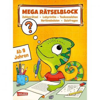 Rätseln für Kinder ab 8: Mega Rätselblock