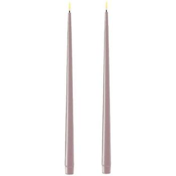 Rosa Lichter: LED Kerzenlicht (2x) – 38 cm